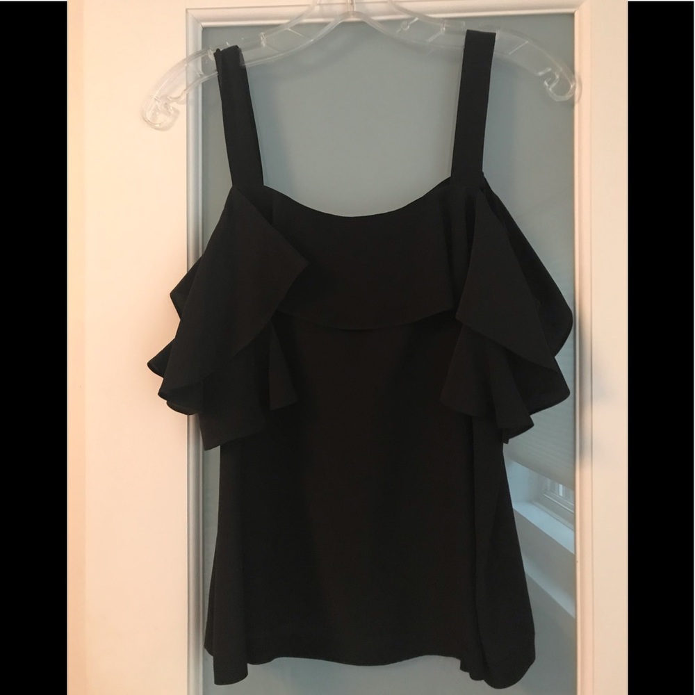 Jcrew off shoulder silk tank - size 4